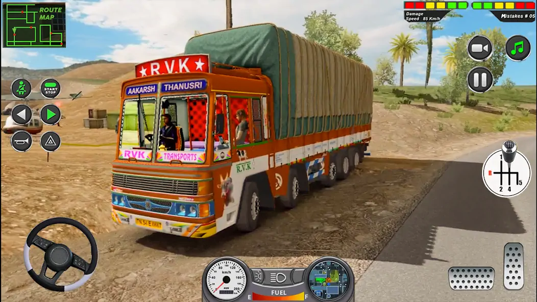 Download Indian Heavy Truck Delivery 3D MOD [Unlimited money/gems] + MOD [Menu] APK for Android