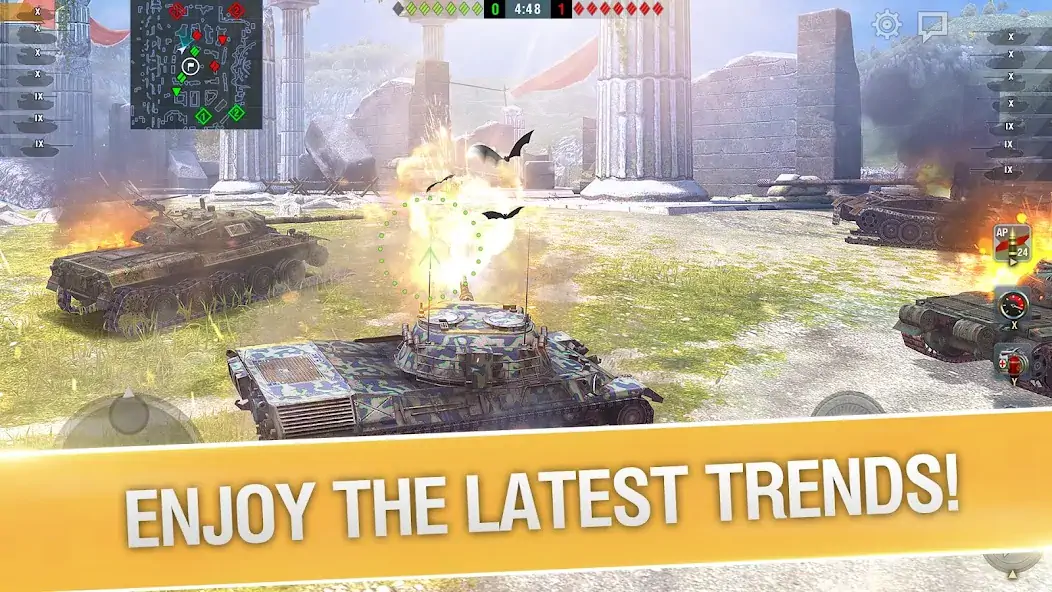 Download World of Tanks Blitz - PVP MMO MOD [Unlimited money/coins] + MOD [Menu] APK for Android
