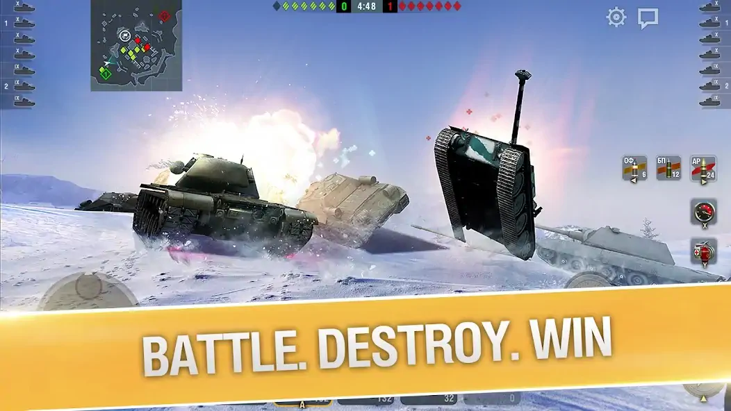 Download World of Tanks Blitz - PVP MMO MOD [Unlimited money/coins] + MOD [Menu] APK for Android