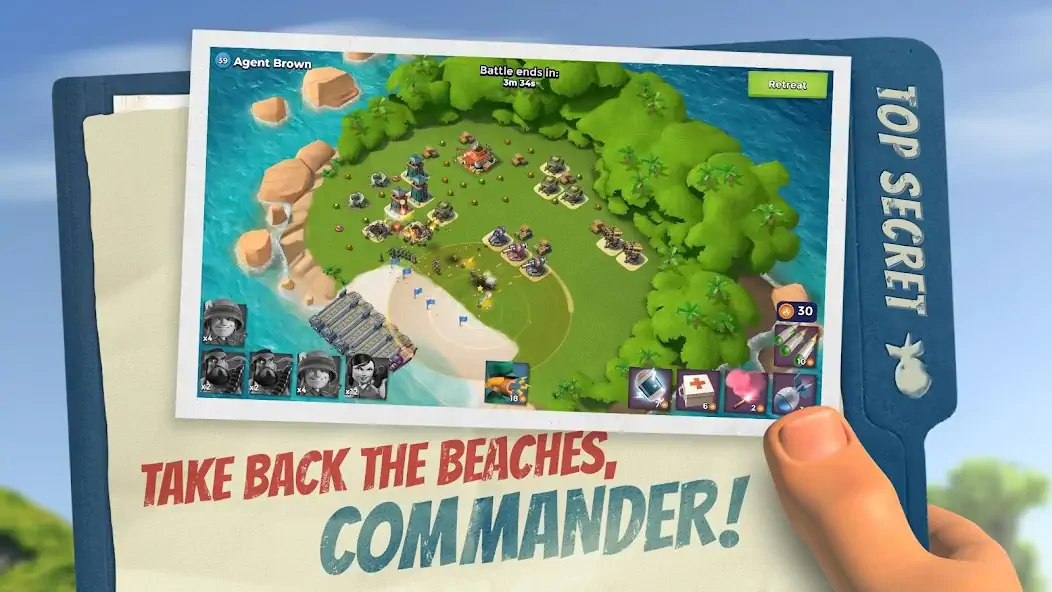 Download Boom Beach MOD [Unlimited money/gems] + MOD [Menu] APK for Android