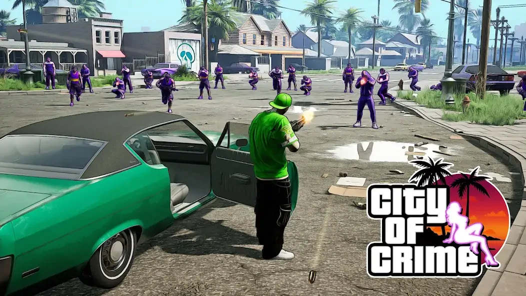 Download City of Crime: Gang Wars MOD [Unlimited money/gems] + MOD [Menu] APK for Android