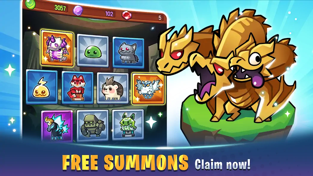 Download Summoners Greed: Idle Hero RPG MOD [Unlimited money/gems] + MOD [Menu] APK for Android