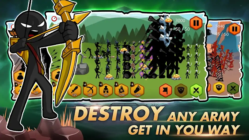 Download Stickman War Battle MOD [Unlimited money/gems] + MOD [Menu] APK for Android