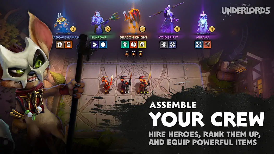 Download Dota Underlords MOD [Unlimited money] + MOD [Menu] APK for Android