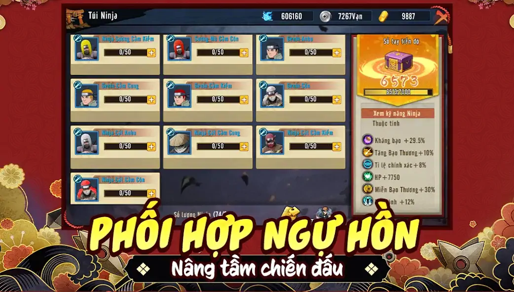 Download Nhẫn Giả Truyền Thuyết Mobile MOD [Unlimited money] + MOD [Menu] APK for Android