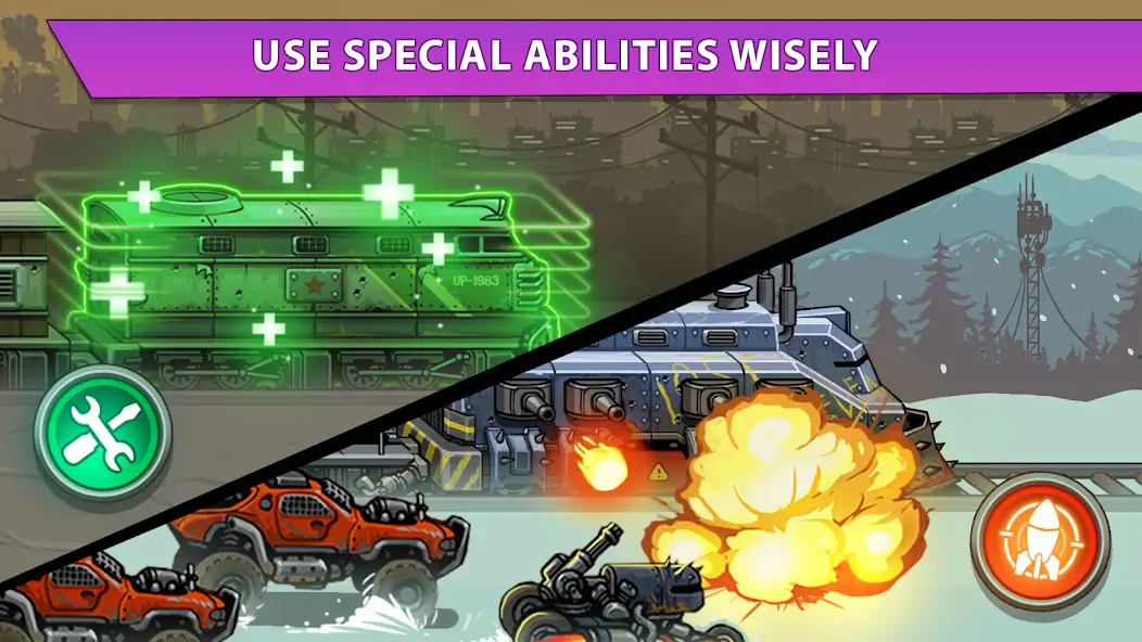 Download Rails of Fury: Train Defence MOD [Unlimited money] + MOD [Menu] APK for Android