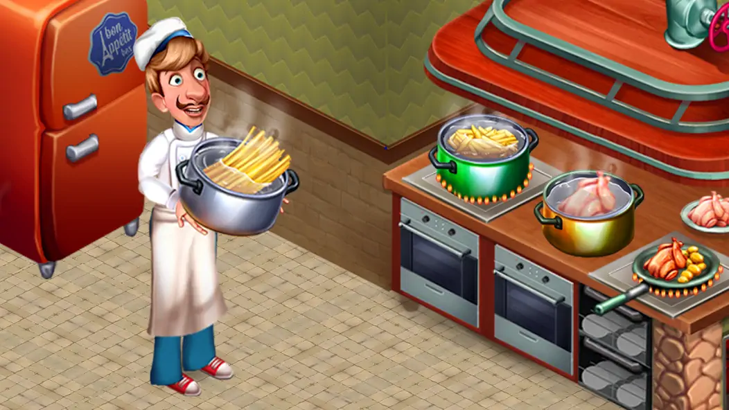 Download Cooking Team: Restaurant Games MOD [Unlimited money/gems] + MOD [Menu] APK for Android