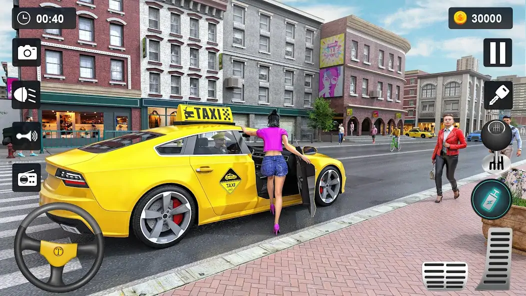 Download Taxi Simulator 3D - Taxi Games MOD [Unlimited money/gems] + MOD [Menu] APK for Android