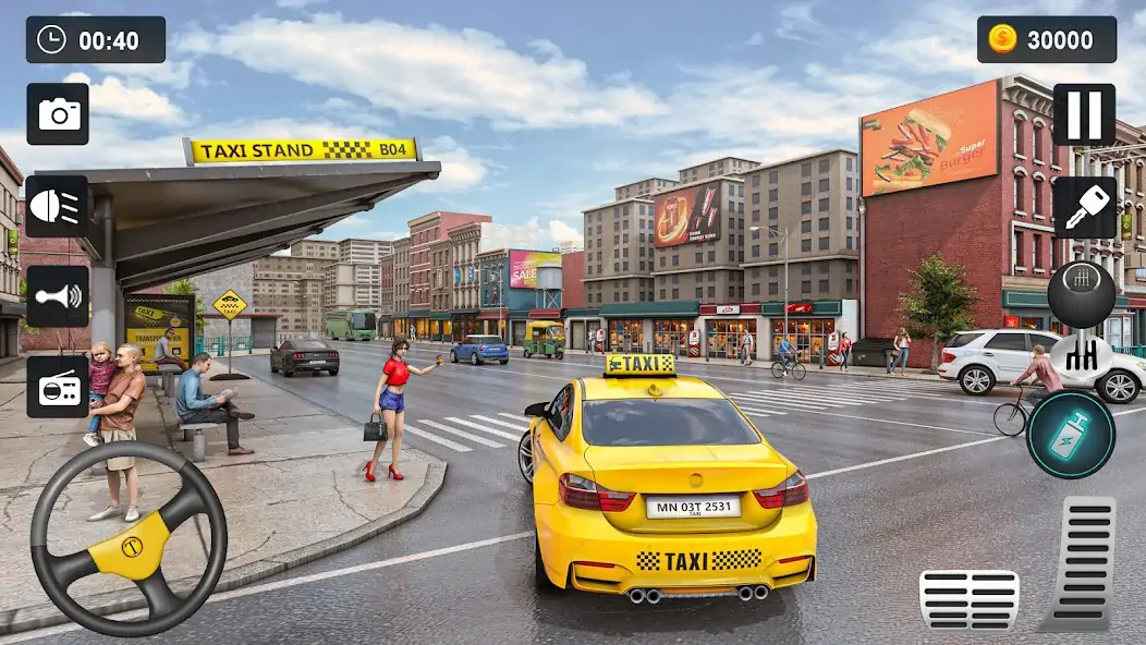 Download Taxi Simulator 3D - Taxi Games MOD [Unlimited money/gems] + MOD [Menu] APK for Android
