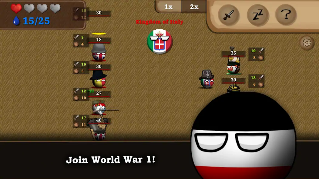 Download Countryball: Europe 1890 MOD [Unlimited money/gems] + MOD [Menu] APK for Android