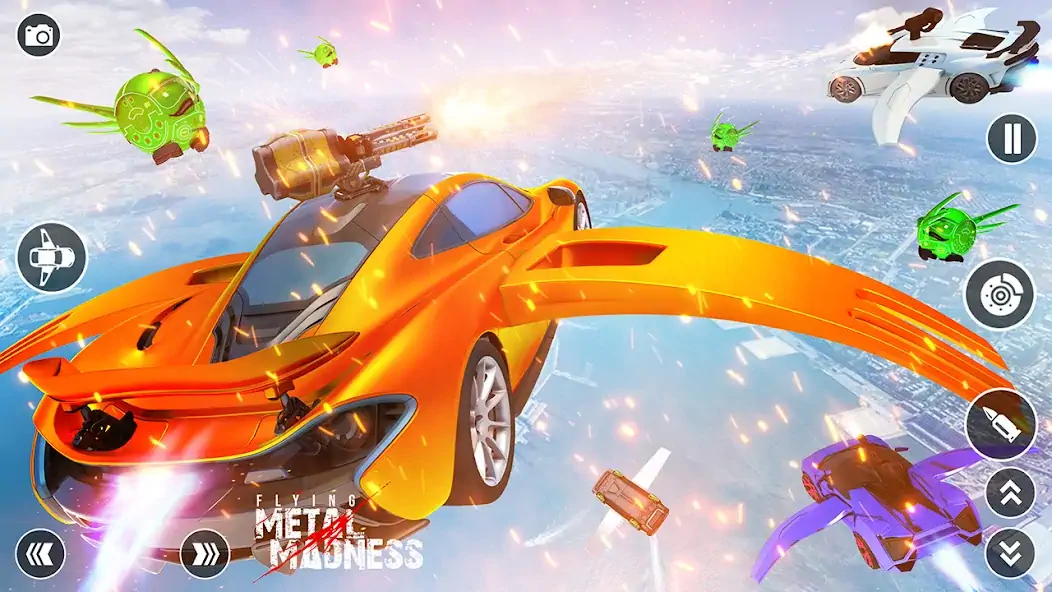 Download Flying Car Robot Shooting Game MOD [Unlimited money/coins] + MOD [Menu] APK for Android