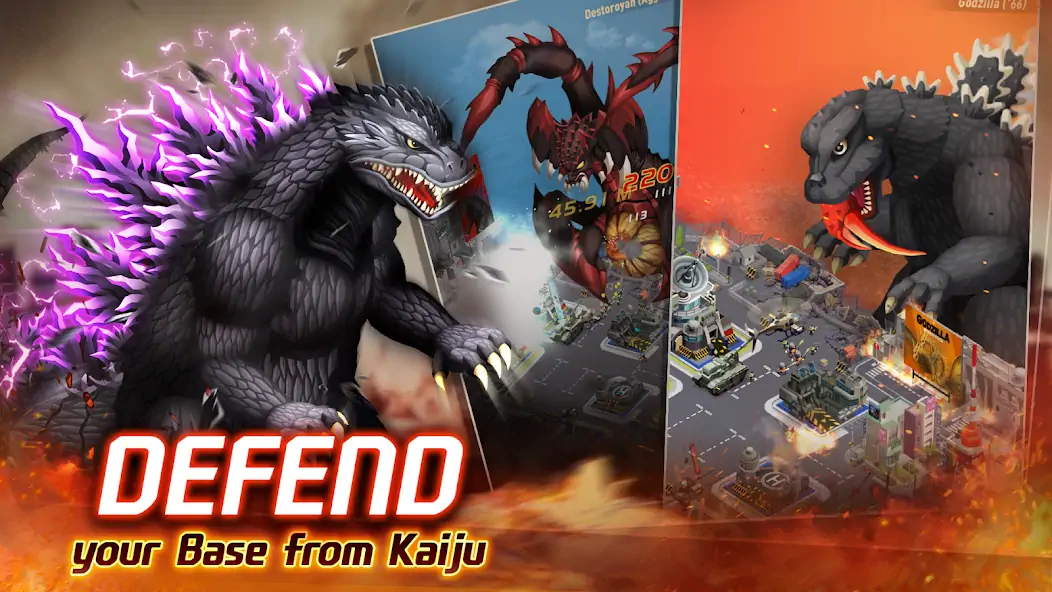 Download Godzilla Defense Force MOD [Unlimited money/gems] + MOD [Menu] APK for Android