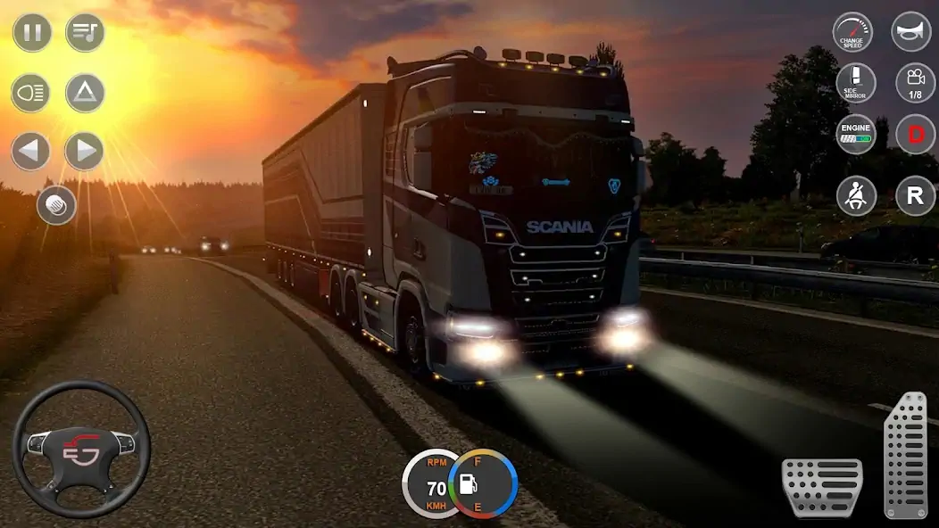 Download City Euro Truck Simulator 3d MOD [Unlimited money/gems] + MOD [Menu] APK for Android