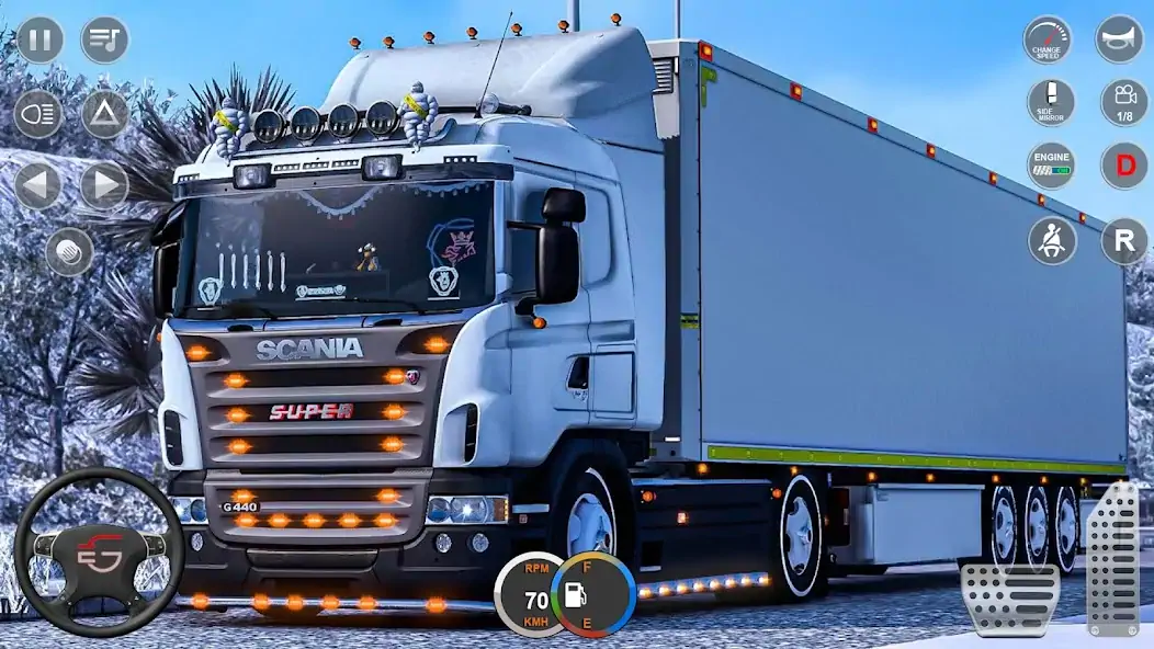 Download City Euro Truck Simulator 3d MOD [Unlimited money/gems] + MOD [Menu] APK for Android