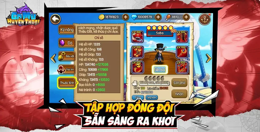 Download Gomu Huyền Thoại MOD [Unlimited money/gems] + MOD [Menu] APK for Android