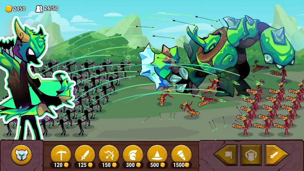 Download Stickman War: Stick Fight Army MOD [Unlimited money/gems] + MOD [Menu] APK for Android