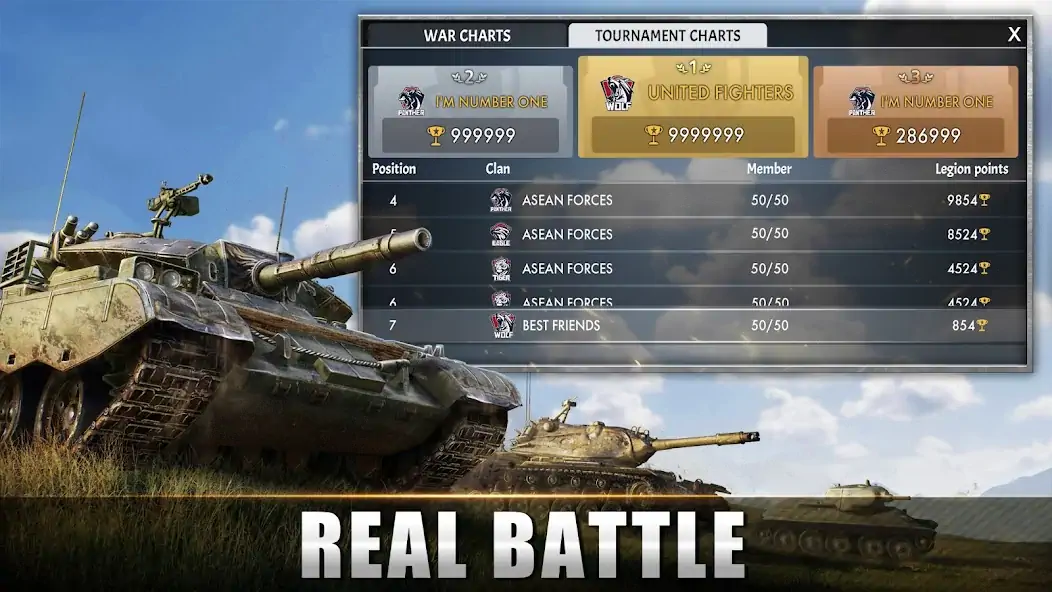 Download Tank Warfare: PvP Battle Game MOD [Unlimited money/gems] + MOD [Menu] APK for Android