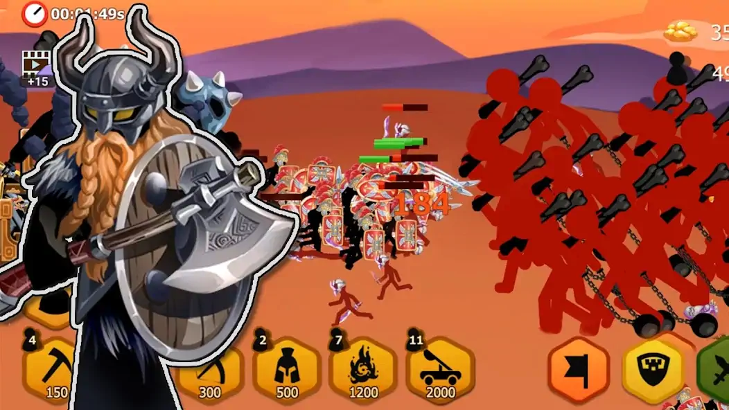 Download Stickman Battle 2: Empires War MOD [Unlimited money] + MOD [Menu] APK for Android