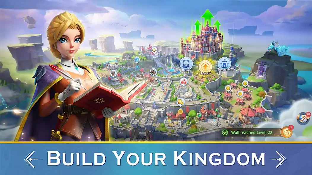 Download Infinity Kingdom MOD [Unlimited money/gems] + MOD [Menu] APK for Android
