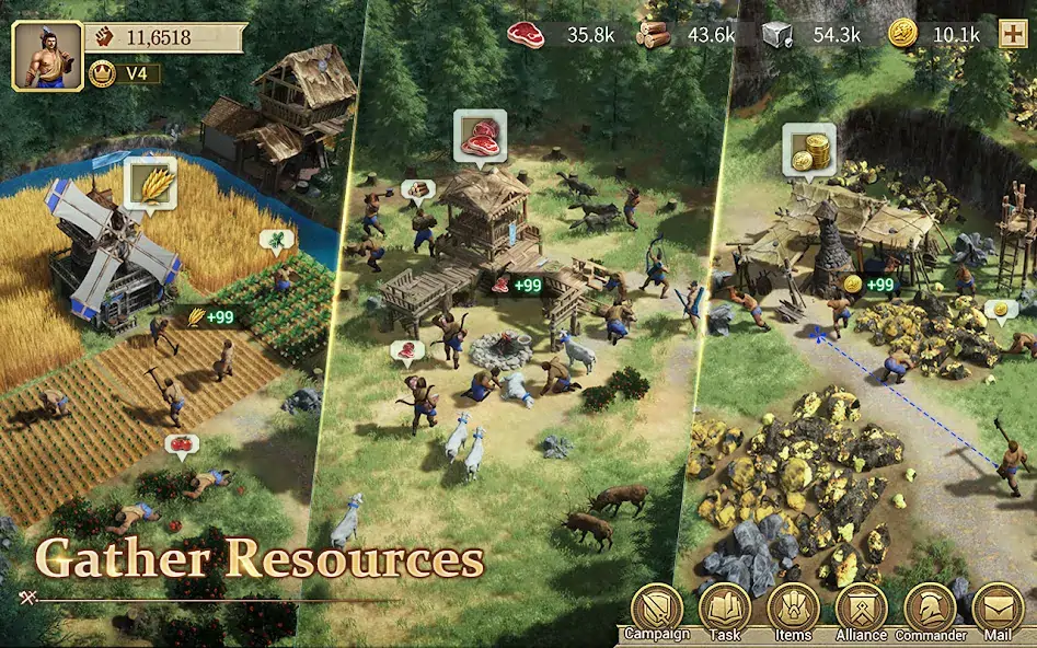 Download Game of Empires:Warring Realms MOD [Unlimited money/gems] + MOD [Menu] APK for Android