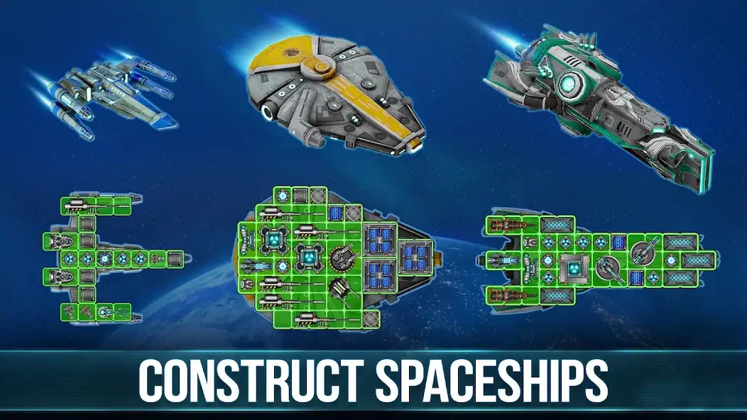 Download Space Arena: Construct & Fight MOD [Unlimited money/gems] + MOD [Menu] APK for Android