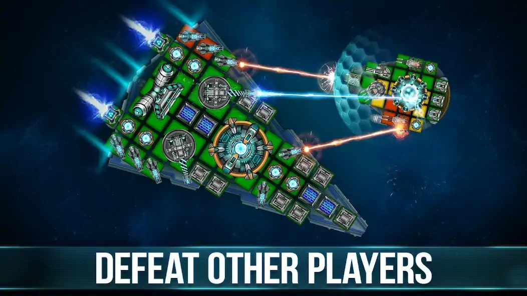 Download Space Arena: Construct & Fight MOD [Unlimited money/gems] + MOD [Menu] APK for Android