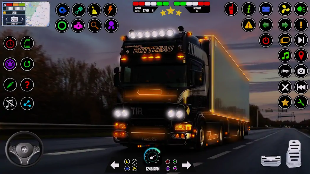 Download Euro Truck Games Cargo Driving MOD [Unlimited money/gems] + MOD [Menu] APK for Android