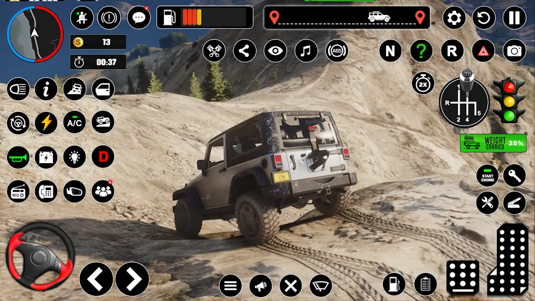 Download Offroad Jeep Driving & Parking MOD [Unlimited money/coins] + MOD [Menu] APK for Android