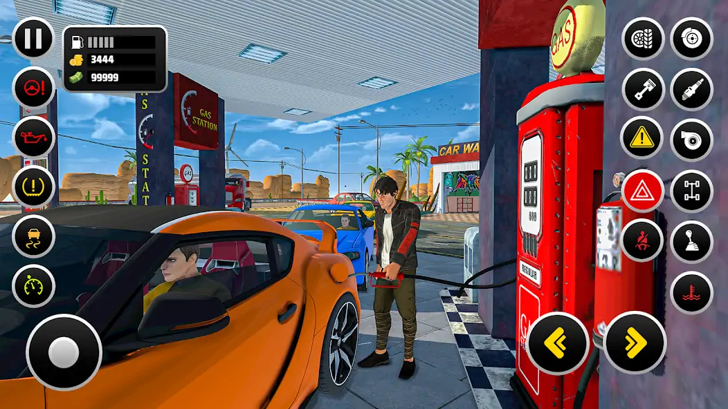 Download Gas Station Simulator Games MOD [Unlimited money/gems] + MOD [Menu] APK for Android