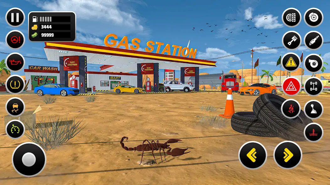 Download Gas Station Simulator Games MOD [Unlimited money/gems] + MOD [Menu] APK for Android