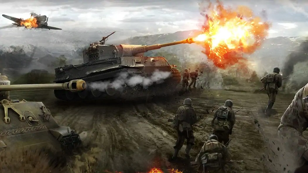 Download World of War Machines - WW2 MOD [Unlimited money/gems] + MOD [Menu] APK for Android