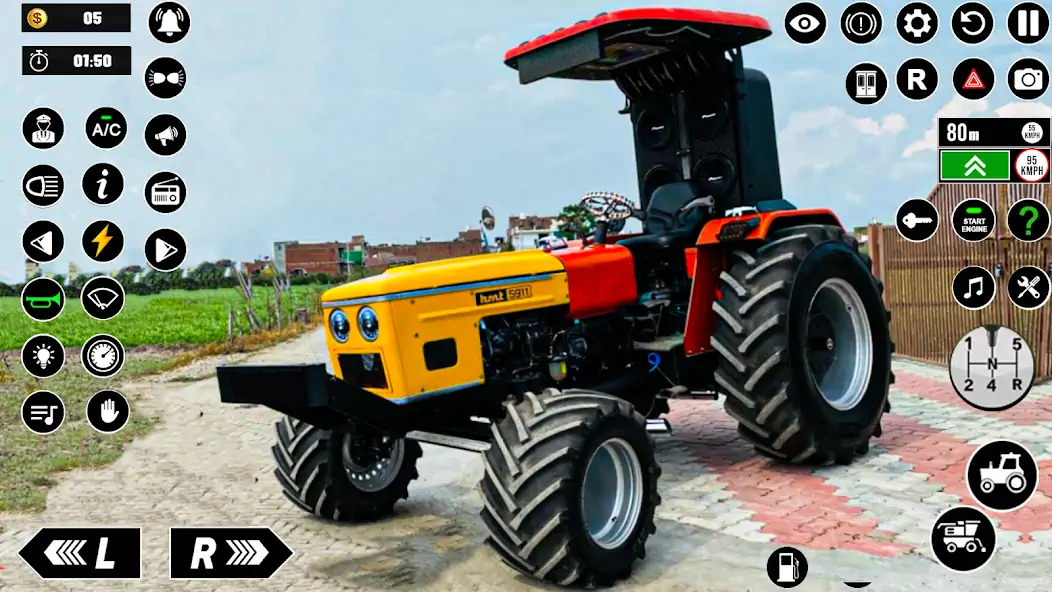 Download Indian Farming Tractor Driving MOD [Unlimited money/gems] + MOD [Menu] APK for Android