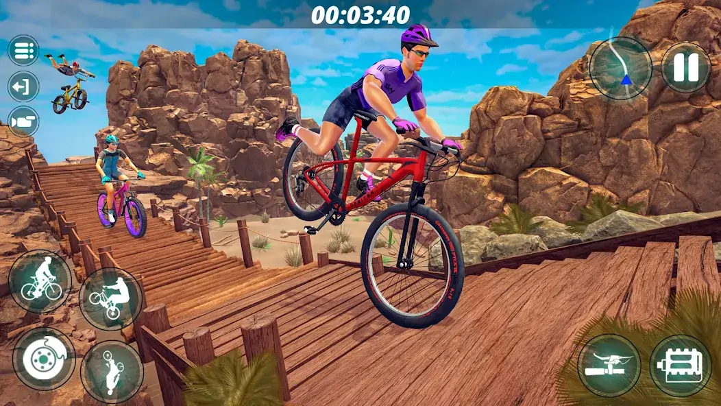 Download Xtreme BMX Offroad Cycle Game MOD [Unlimited money] + MOD [Menu] APK for Android