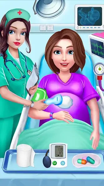 Download Pregnant Mommy Care Baby Games MOD [Unlimited money/gems] + MOD [Menu] APK for Android