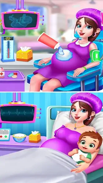 Download Pregnant Mommy Care Baby Games MOD [Unlimited money/gems] + MOD [Menu] APK for Android