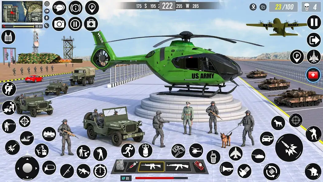 Download Army Truck Simulator Games 3D MOD [Unlimited money] + MOD [Menu] APK for Android