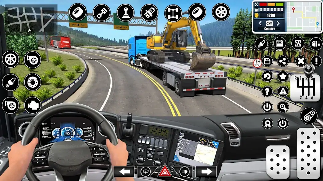 Download Heavy Truck Driving Simulator MOD [Unlimited money/coins] + MOD [Menu] APK for Android