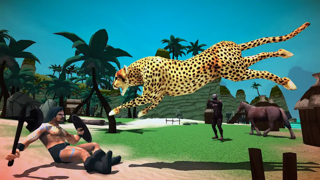 Download Lion Cheetah Wild Simulator MOD [Unlimited money/gems] + MOD [Menu] APK for Android