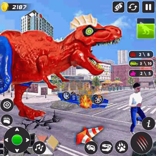 Download Extreme City Dinosaur Smasher MOD [Unlimited money] + MOD [Menu] APK for Android
