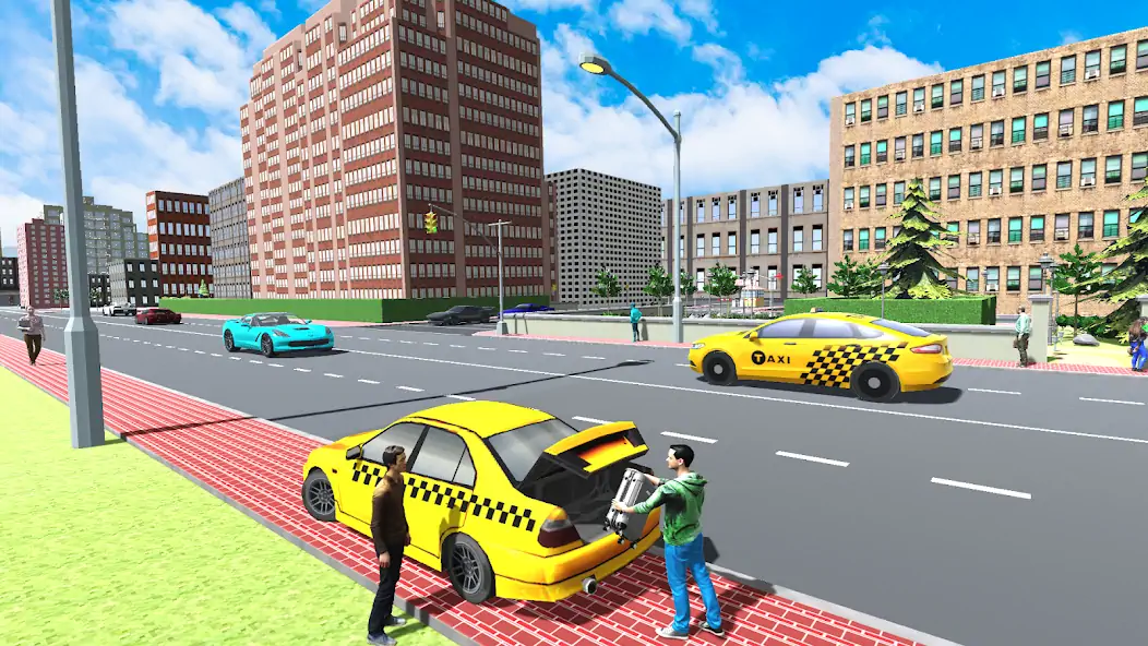 Download Taxi Simulator Car Game Driver MOD [Unlimited money/gems] + MOD [Menu] APK for Android