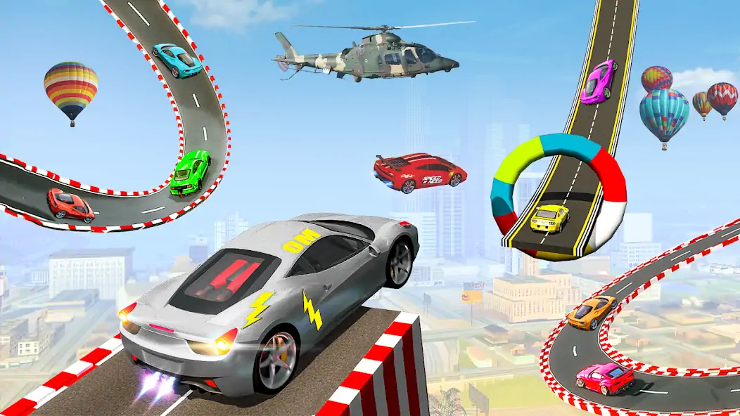 Download Stunt Car Game 2023: Game 2023 MOD [Unlimited money/gems] + MOD [Menu] APK for Android