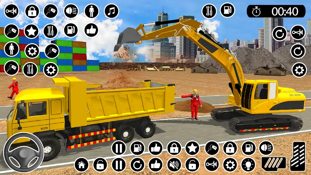 Download US Construction Games Sim JCB MOD [Unlimited money/coins] + MOD [Menu] APK for Android