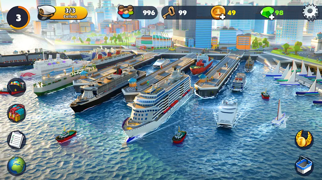 Download Port City: Ship Tycoon Games MOD [Unlimited money/gems] + MOD [Menu] APK for Android