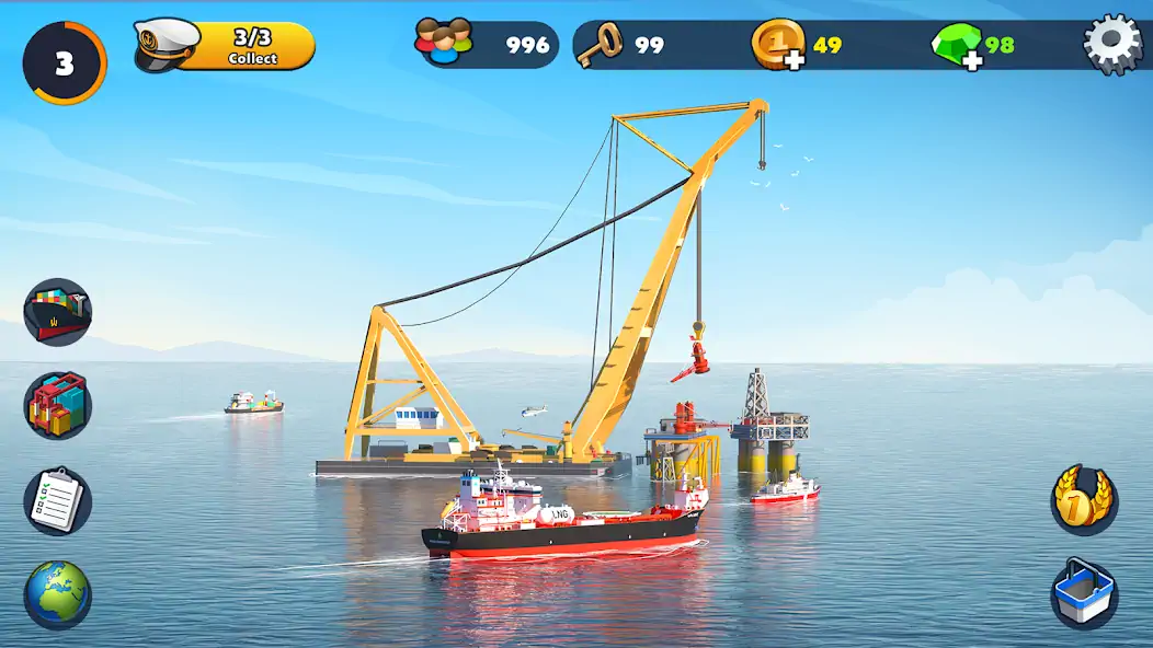 Download Port City: Ship Tycoon Games MOD [Unlimited money/gems] + MOD [Menu] APK for Android