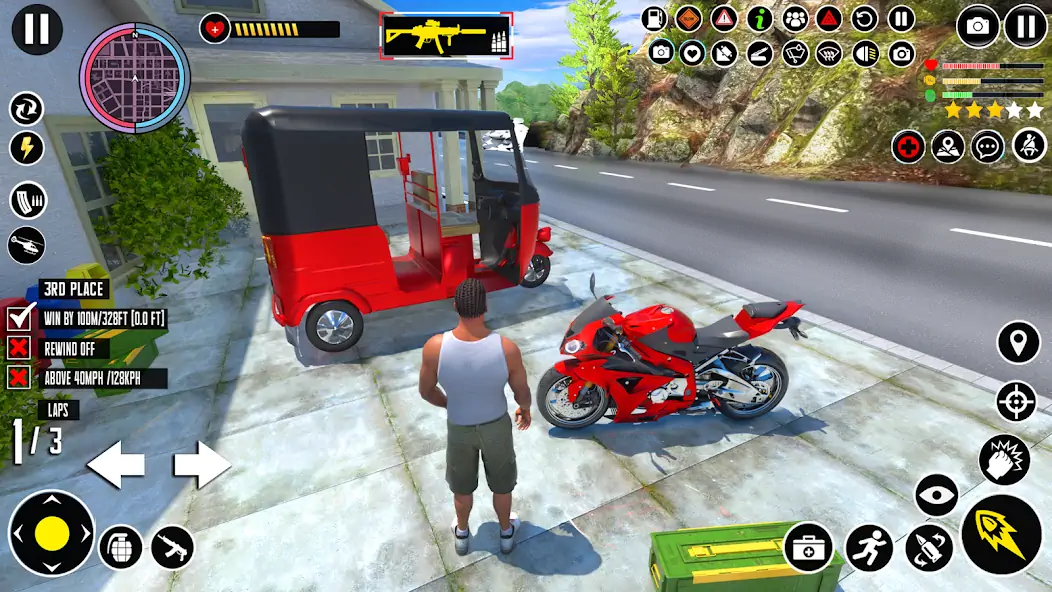 Download Tuk Tuk Auto Rickshaw Games 3D MOD [Unlimited money/gems] + MOD [Menu] APK for Android