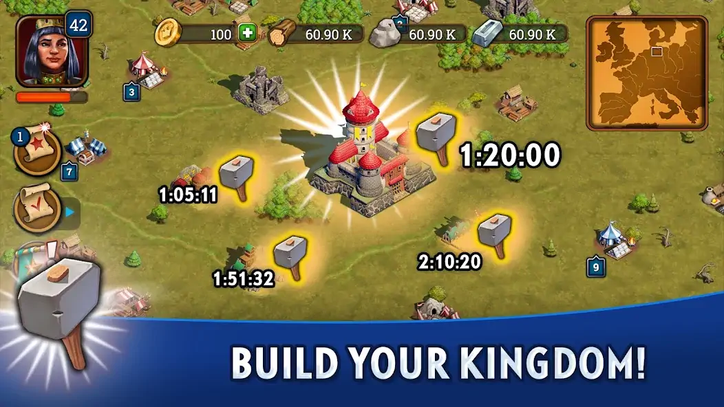 Download Medieval Kingdoms - Castle MMO MOD [Unlimited money/gems] + MOD [Menu] APK for Android