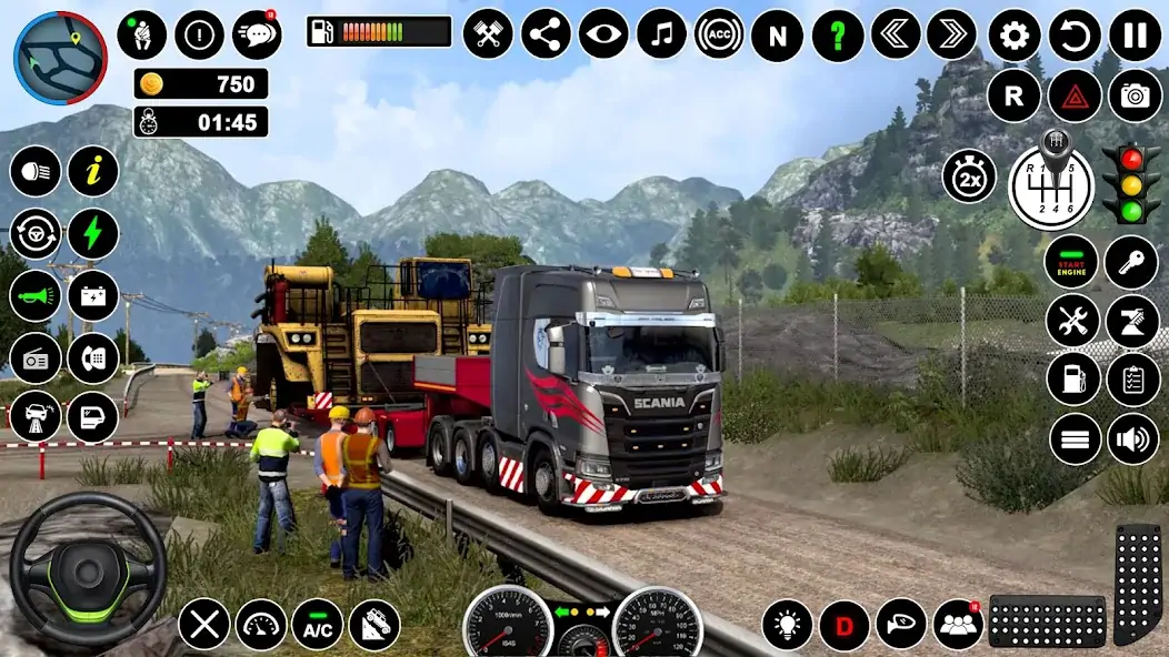 Download Euro Truck Games Truck Driving MOD [Unlimited money/gems] + MOD [Menu] APK for Android