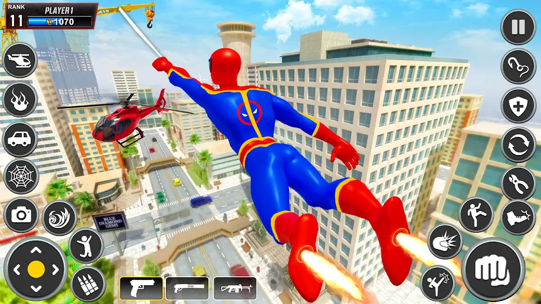 Download Spider Rope Hero Spider Game MOD [Unlimited money/gems] + MOD [Menu] APK for Android