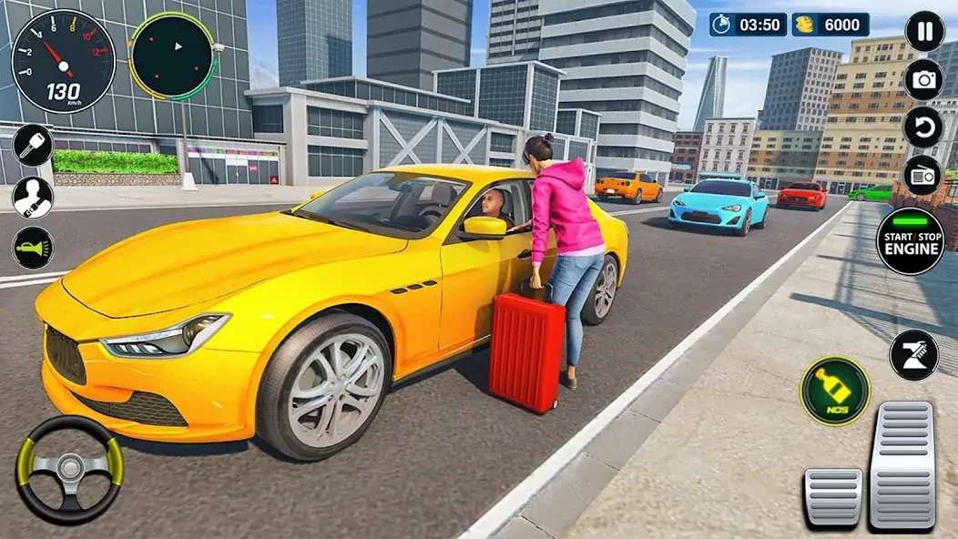 Download Flying Car Simulator- Car Game MOD [Unlimited money/gems] + MOD [Menu] APK for Android