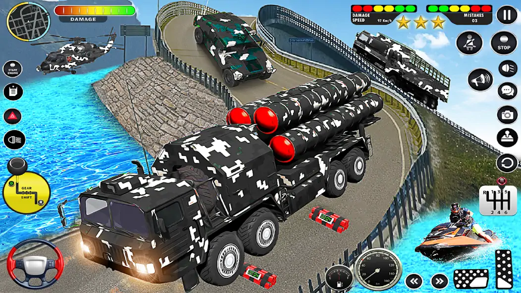 Download Army Vehicle Transport Truck MOD [Unlimited money] + MOD [Menu] APK for Android